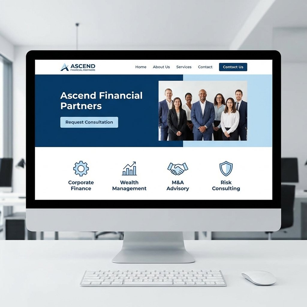 Corporate Financial Website